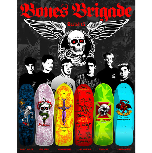 LIMITED* Powell Peralta Bones Brigade Series 15 TONY HAWK Lime