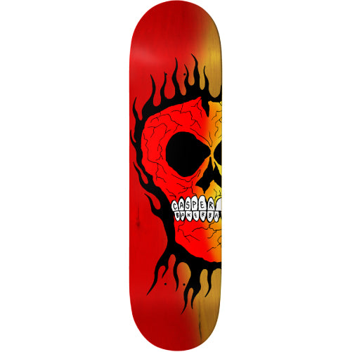 Baker Casper Rasta Skull Skateboard Deck 8.5" full