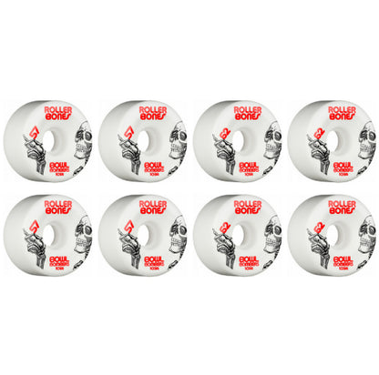 Rollerbones Bowl Bombers Quad Wheels White 57MM 101A (8pk)