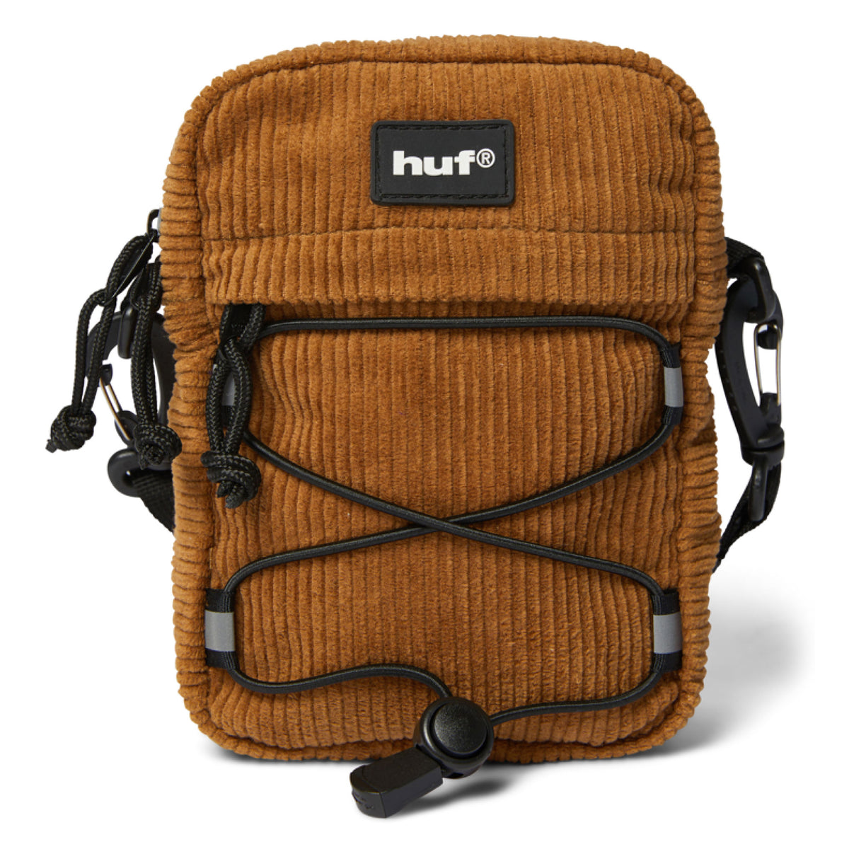 HUF Corduroy Bowry Side Bag - Brown