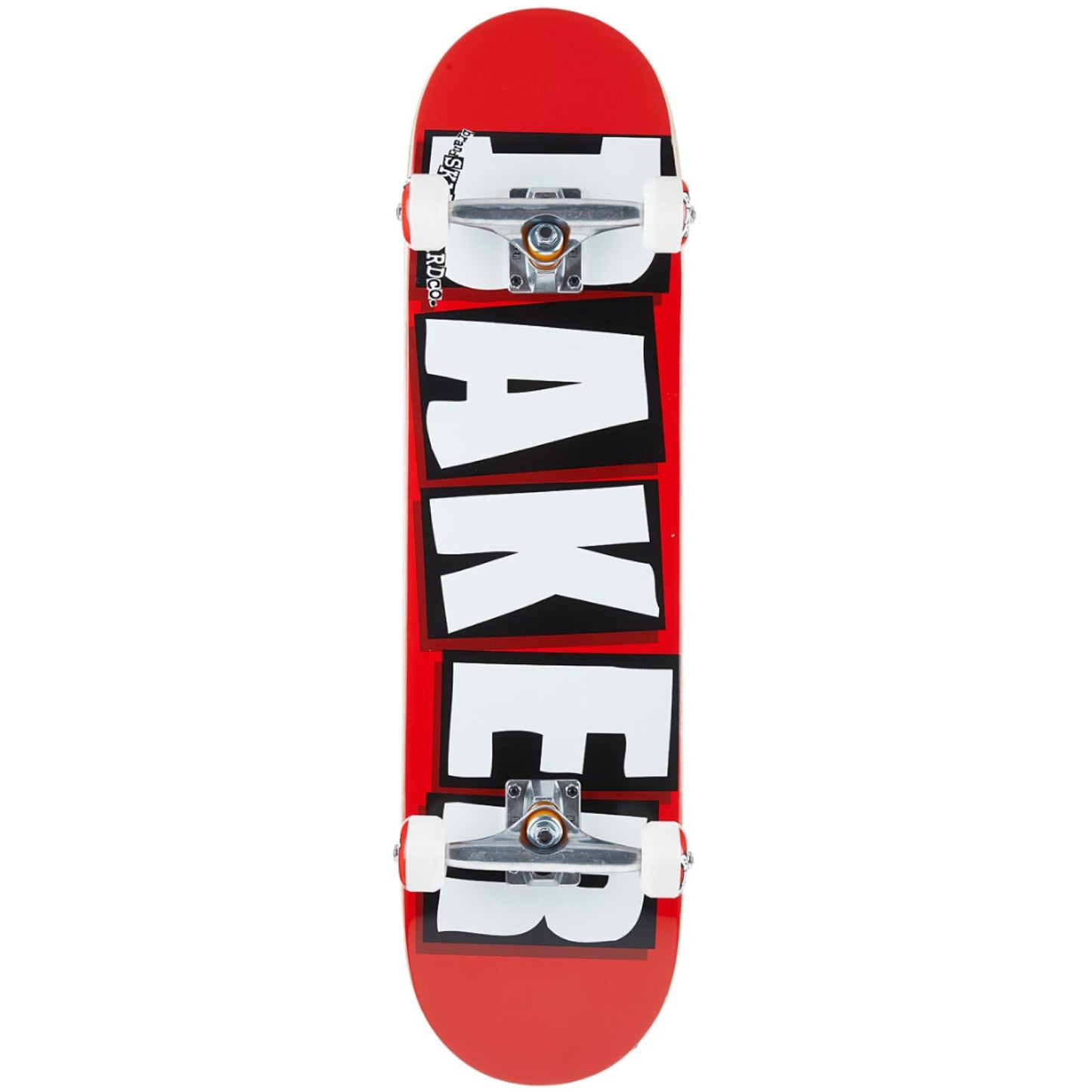 Baker Logo Complete Skateboard Red/White 8" full