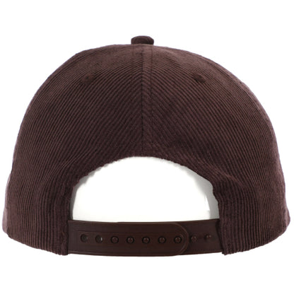 Baker Brand Logo Snapback Hat - Brown Corduroy
