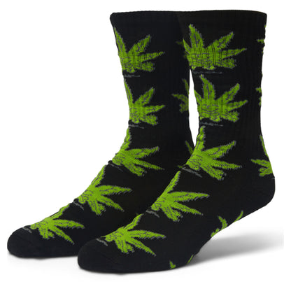 HUF Green Buddy Crew Socks black
