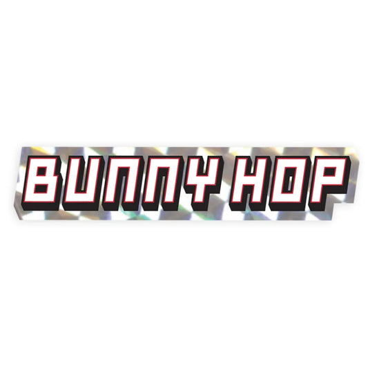 Chocolate Bunny Hop Foil Sticker 7"