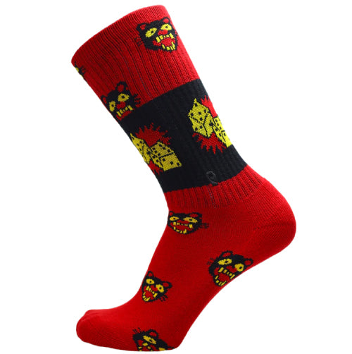 Psockadelic Burger Baby Crew Socks