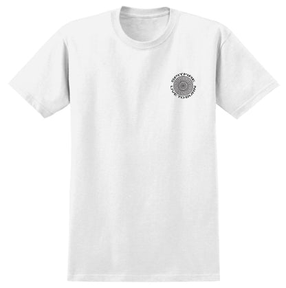Spitfire Live to Burn Tee - White