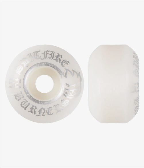 Spitfire Burners Wheels White/Silver 52MM 99D