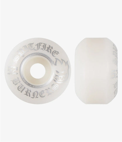 Spitfire Burners Wheels White/Silver 52MM 99D