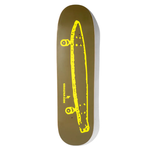 Crailtap Burnt Neon Skidul Skateboard Deck 8.5"