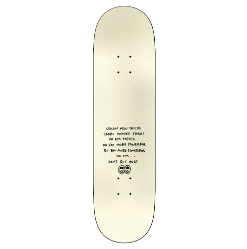 Krooked Una Butterfly Call Skateboard Deck 8.5" top