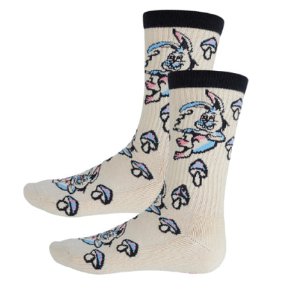 Psockadelic Buzzed Bunny Crew Socks