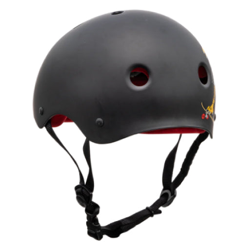 Pro-Tec Steve Caballero Classic Skateboarding Helmet - Black/Cab Dragon