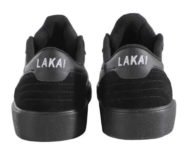 Lakai Cambridge Skate Shoe - Black/Black Suede