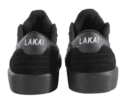 Lakai Cambridge Skate Shoe - Black/Black Suede