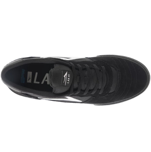 Lakai Cambridge Skate Shoe - Black/Black Suede top