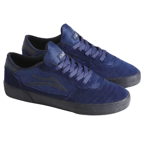 Lakai Cambridge Skate Shoe - Estate Blue Suede Monochrome pair