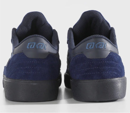 Lakai Cambridge Skate Shoe - Estate Blue Suede Monochrome heel