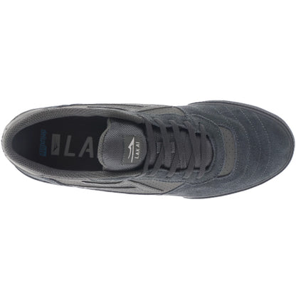Lakai Cambridge Skate Shoe - Charcoal Suede top