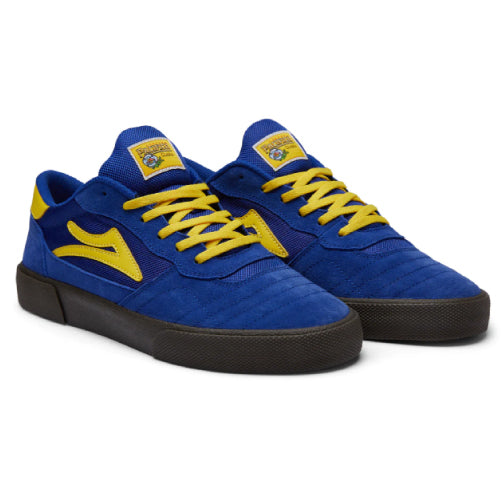 Lakai X Pacifico Cambridge Skateboarding Shoe - Blue/Yellow