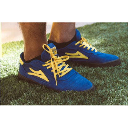Lakai X Pacifico Cambridge Skateboarding Shoe - Blue/Yellow