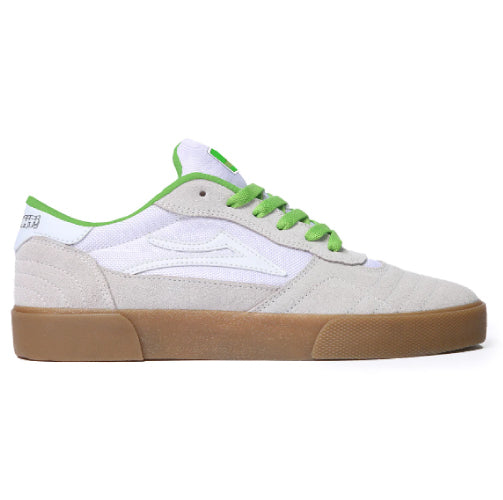 Lakai Cambridge SMU Skate Shoe - White/UV