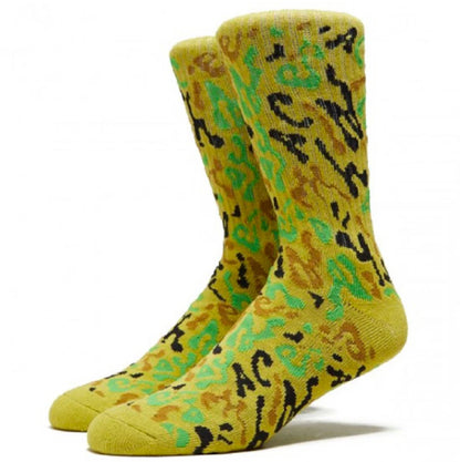 Toy Machine Camo Crew Socks - Khaki