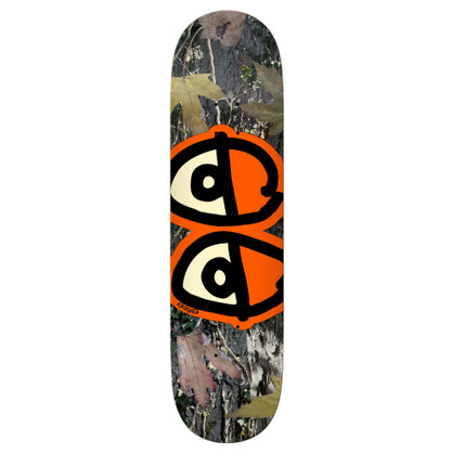 Krooked Team Eyes Camo Skateboard Deck 8.25" full bottom