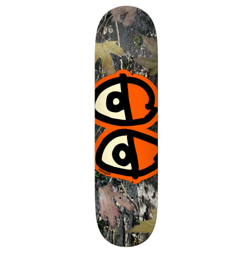 Krooked Team Eyes Camo Skateboard Deck 8.25" full bottom