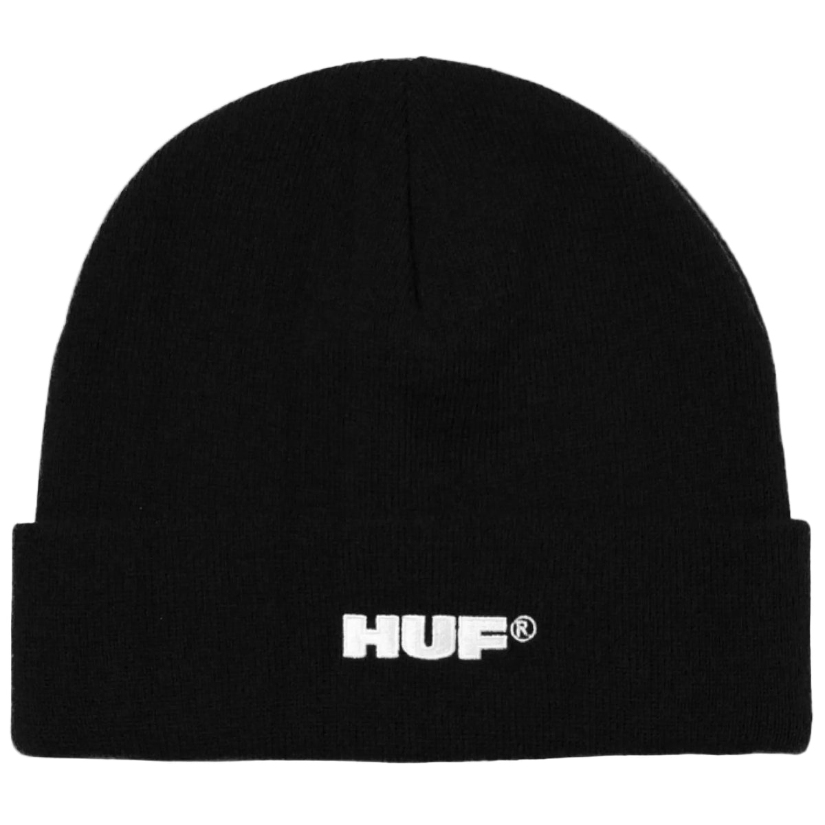 HUF All Caps Cuff Beanie - Black