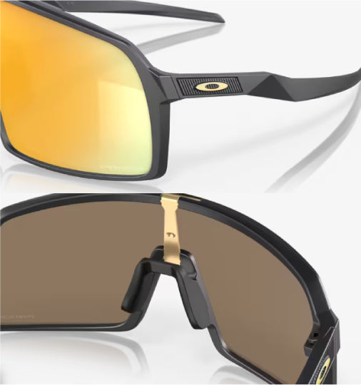 Oakley Sutro Matte Carbon Frame with 24k Lenses