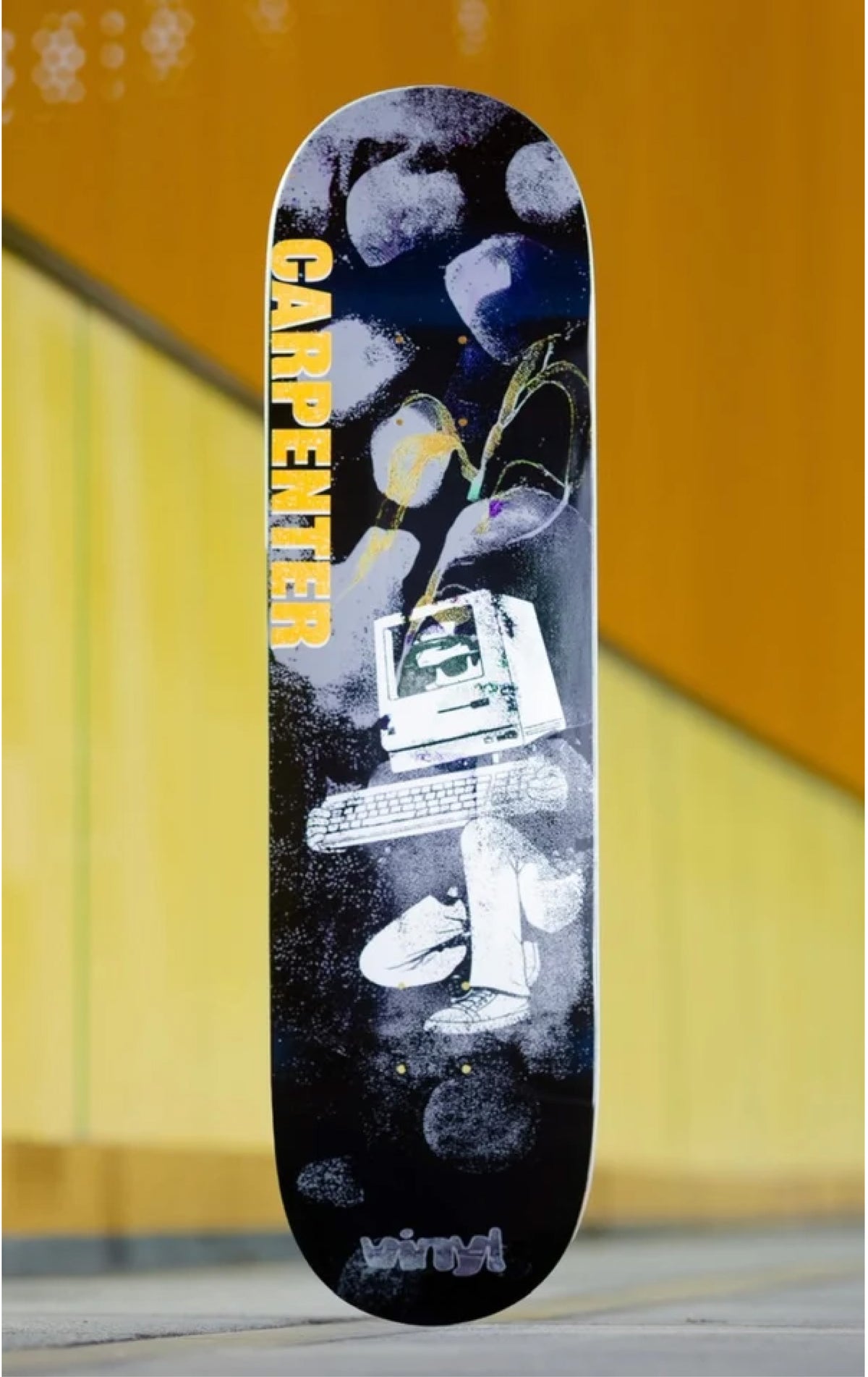 Vinyl Carpenter Dial Up Skateboard Deck 8.38" photo