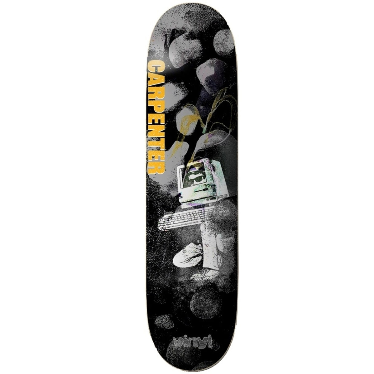 Vinyl Carpenter Dial Up Skateboard Deck 8.38"