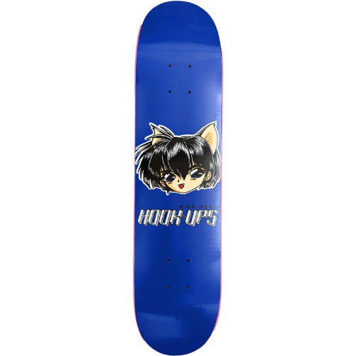 Hook-Ups 30 Years Cat Girl Skateboard Deck 7.3" stock