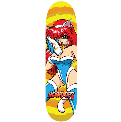 Hook-Ups OG Cat Girl Akiko Skateboard Deck 8.25"