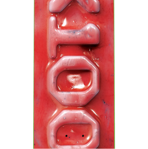 GX1000 Ceramic Red Skateboard Deck 8.75" graphic