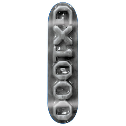 GX1000 Ceramic Black Skateboard Deck 8.5" full