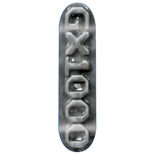 GX1000 Ceramic Black Skateboard Deck 8.5" full