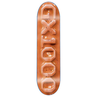 GX1000 Ceramic Orange Skateboard Deck 8.625" full