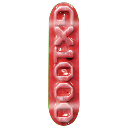 GX1000 Ceramic Red Skateboard Deck 8.75" full