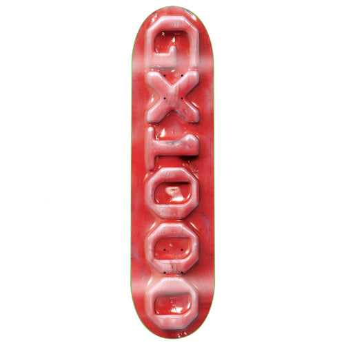 GX1000 Ceramic Red Skateboard Deck 8.75" full