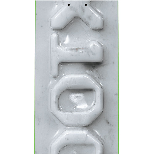 GX1000 Ceramic White Skateboard Deck 8.25" graphic