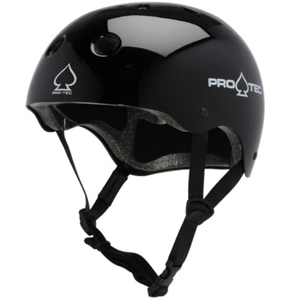 Pro-Tec Classic Certified Skate Helmet - Gloss Black