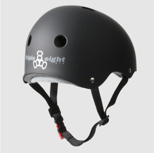 Triple Eight Certified Sweatsaver Helmet - Black Matte