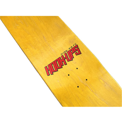 Hook-Ups Chainsaw Nurse Nikki Skateboard Deck 8.5" photo top