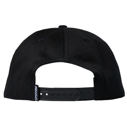 Spitfire Bighead Charred Remains Strapback Hat - Black back