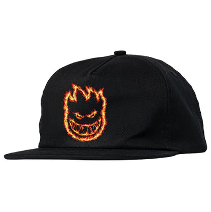 Spitfire Bighead Charred Remains Strapback Hat - Black