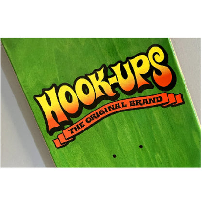 Hook-Ups Cheshire Cat Girl in Wonderland Skateboard Deck 8.5" top graphic