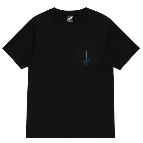 Deathwish Chrome Pocket Tee - Black front