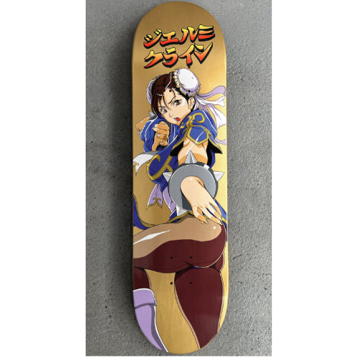 Hook-Ups Jeremy Klein Chun Li 2 Skateboard Deck 8.25"