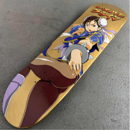 Hook-Ups Jeremy Klein Chun Li 2 Skateboard Deck 8.25"